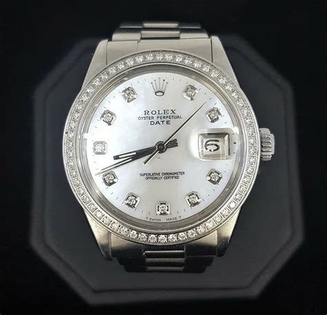 34mm rolex on woman|rolex 34mm diamond bezel.